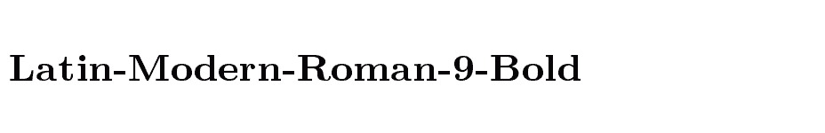 font Latin-Modern-Roman-9-Bold download