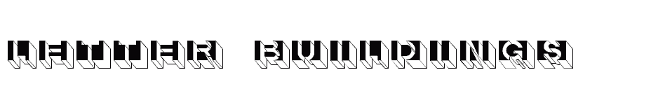 font Letter-Buildings download