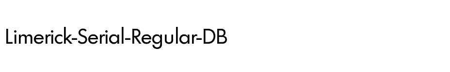 font Limerick-Serial-Regular-DB download