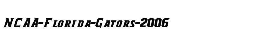 font NCAA-Florida-Gators-2006 download