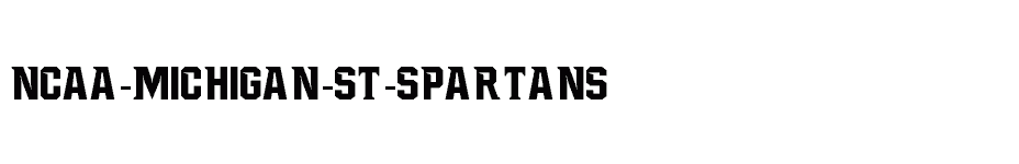 font NCAA-Michigan-St-Spartans download