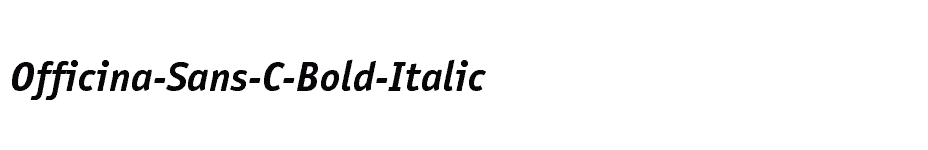 font Officina-Sans-C-Bold-Italic download