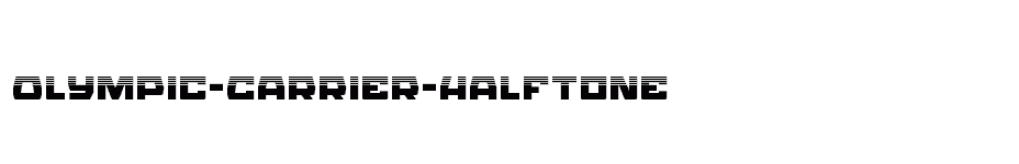 font Olympic-Carrier-Halftone download