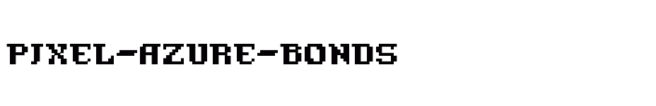 font Pixel-Azure-Bonds download