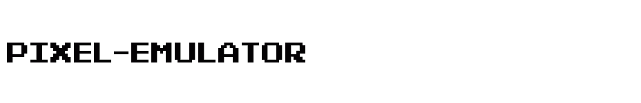 font Pixel-Emulator download
