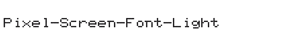 font Pixel-Screen-Font-Light download