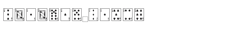 font Playing-Cards download