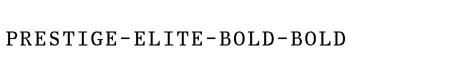 font Prestige-Elite-Bold-Bold download