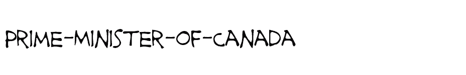 font Prime-Minister-of-Canada download