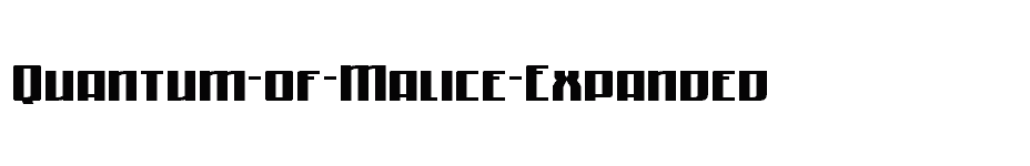 font Quantum-of-Malice-Expanded download