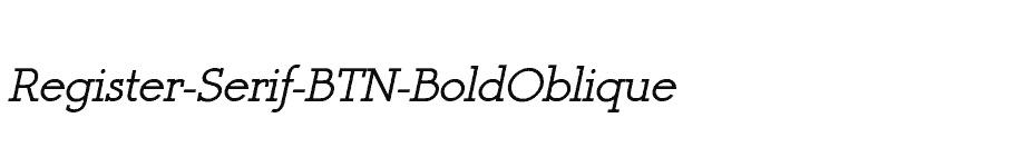 font Register-Serif-BTN-BoldOblique download