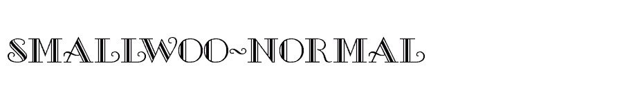 font Smallwoo-Normal download