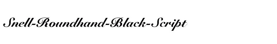 font Snell-Roundhand-Black-Script download