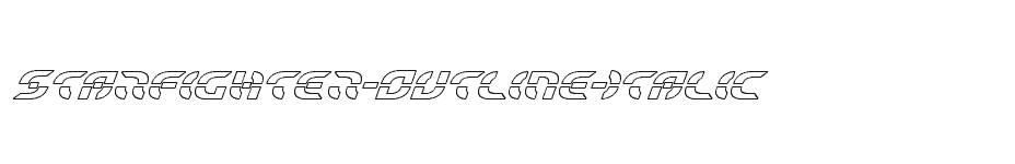 font Starfighter-Outline-Italic download