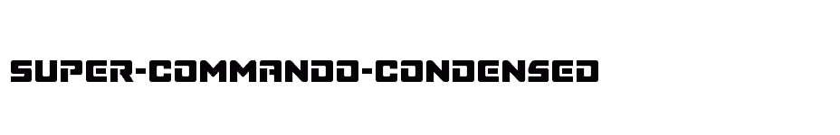 font Super-Commando-Condensed download