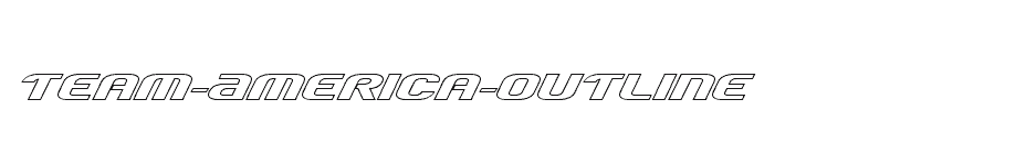 font Team-America-Outline download