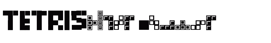 font Tetris-Blocks download