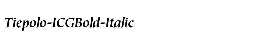 font Tiepolo-ICGBold-Italic download