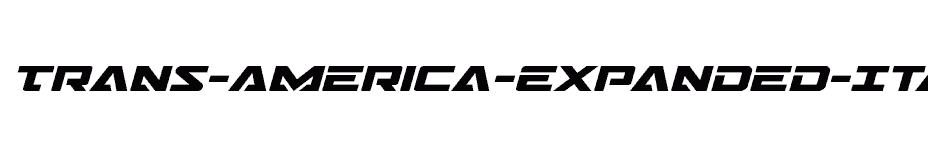 font Trans-America-Expanded-Italic download