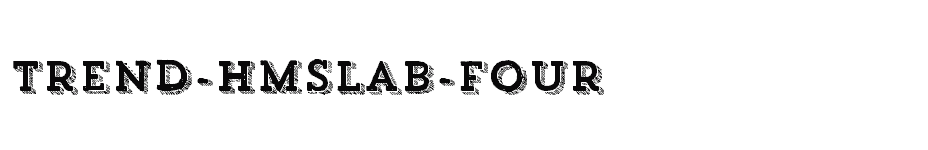 font Trend-HMSlab-Four download