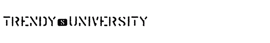 font Trendy-University download