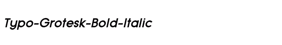 font Typo-Grotesk-Bold-Italic download
