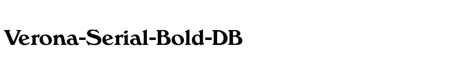font Verona-Serial-Bold-DB download