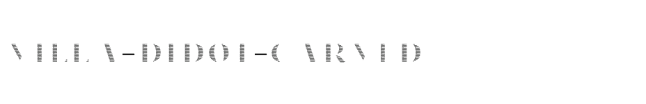 font Villa-Didot-Carved download