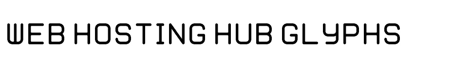 font Web-Hosting-Hub-Glyphs download