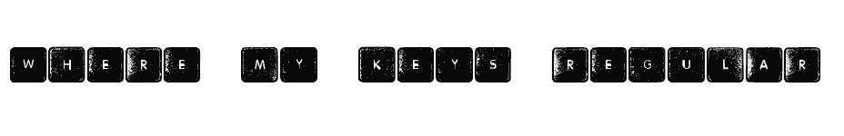 font Where-my-keys-Regular download