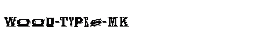 font Wood-Types-MK download