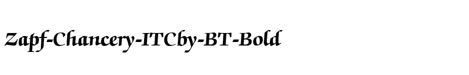 font Zapf-Chancery-ITCby-BT-Bold download