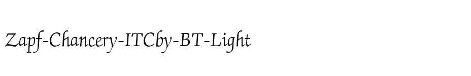font Zapf-Chancery-ITCby-BT-Light download