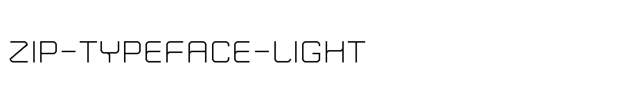 font Zip-Typeface-Light download