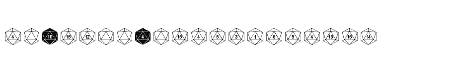 font d-Poly-Duodecahedron download