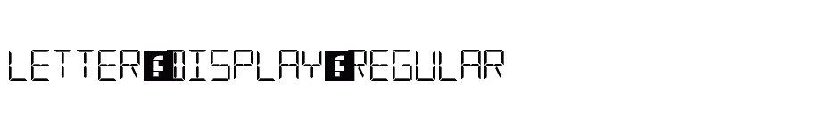 font letter-display-Regular download