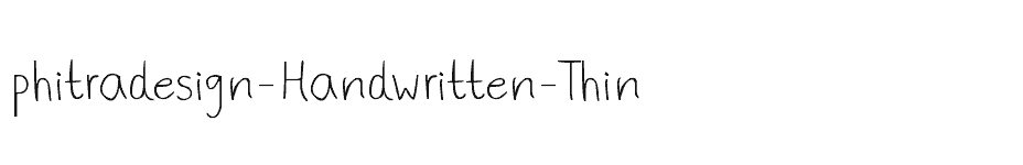 font phitradesign-Handwritten-Thin download