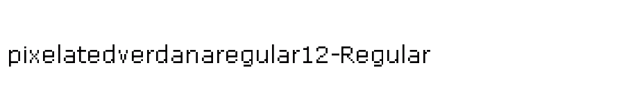 font pixelatedverdanaregular12-Regular download