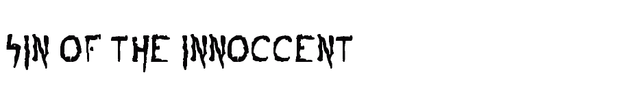 font sin-of-the-innoccent download