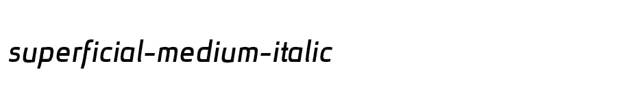 font superficial-medium-italic download