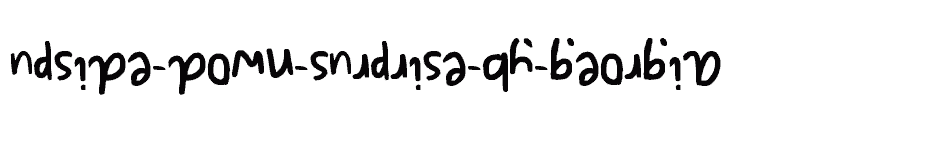 font upside-down-surprise-by-georgia download