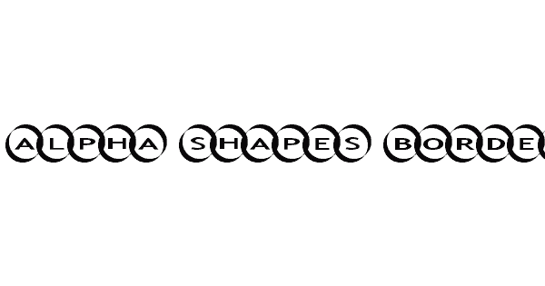 Alpha Shapes borders 2a