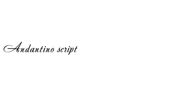 Andantino script