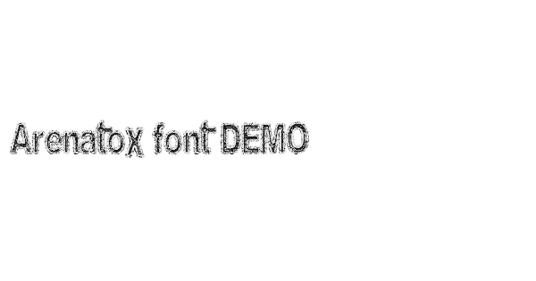 Arenatox font DEMO