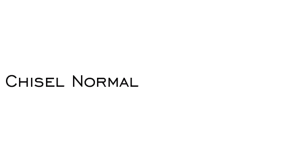 Chisel Normal
