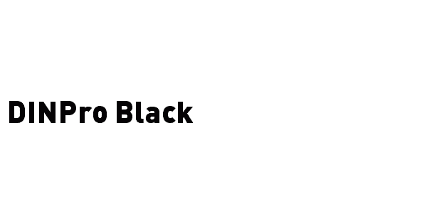 DINPro Black