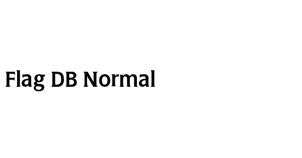 Flag DB Normal