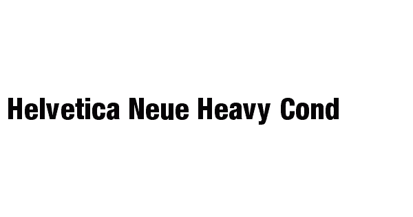 Permanecer Grupo derrochador Helvetica Neue Heavy Cond
