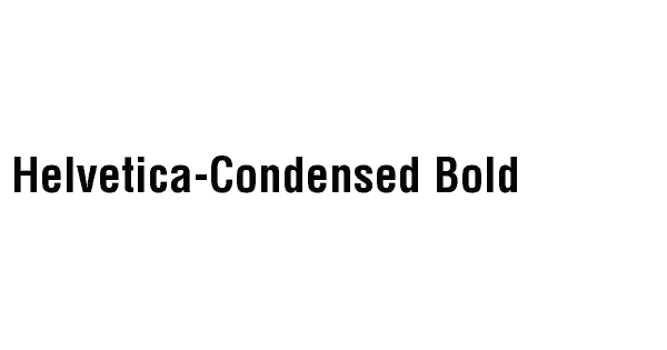 Helvetica-Condensed Bold