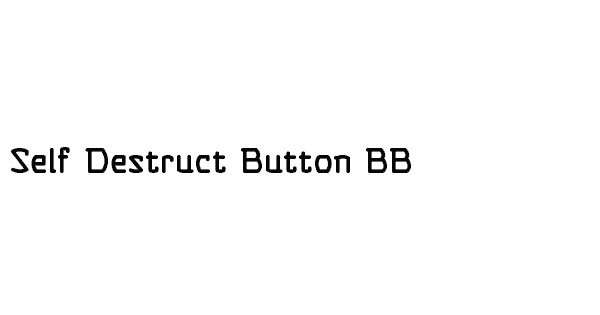 Self Destruct Button BB